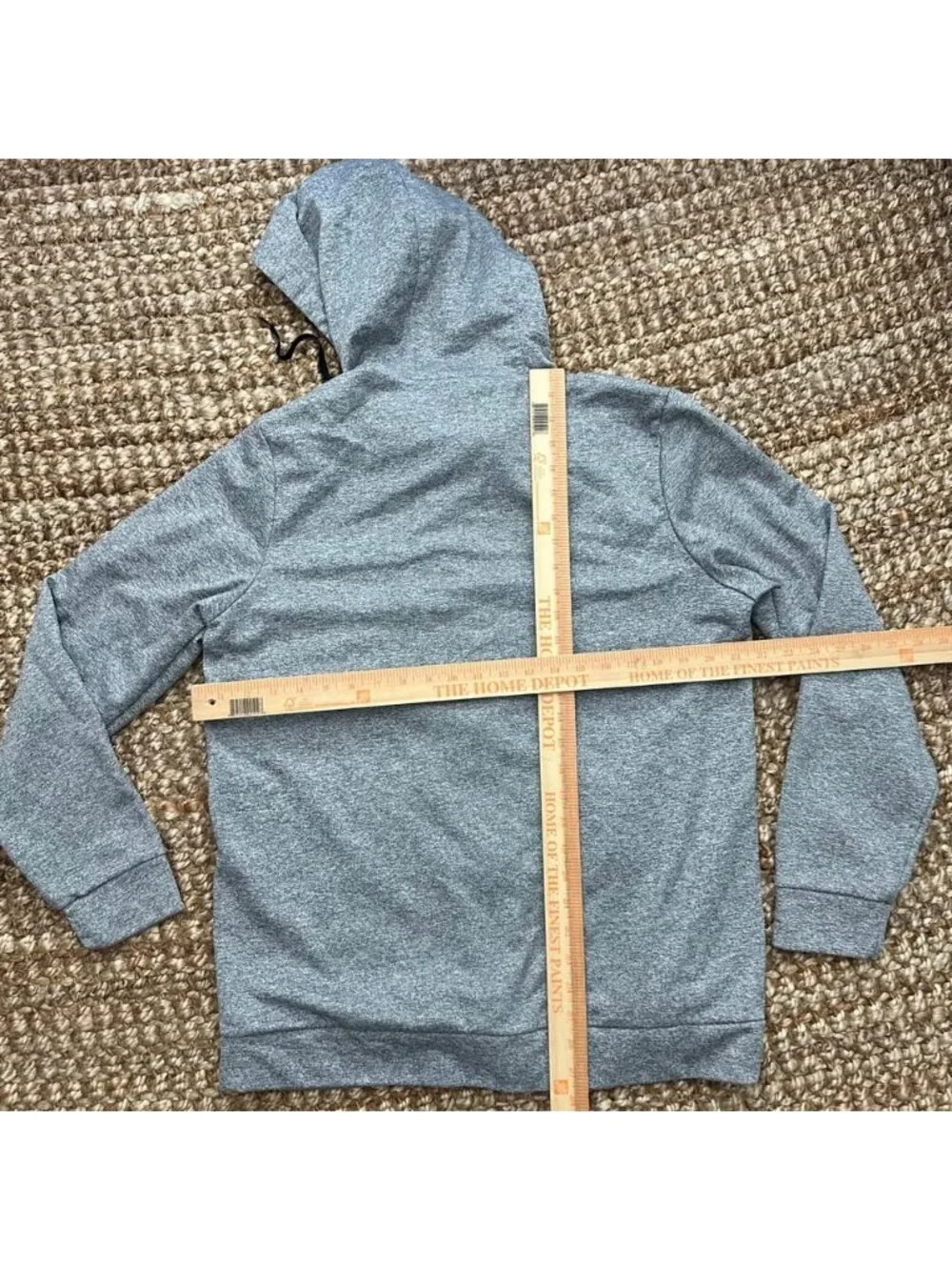 Nike Mens Large Therma Training Hoodie Gray Zip Jacket Zipper Pocket CU6231-063